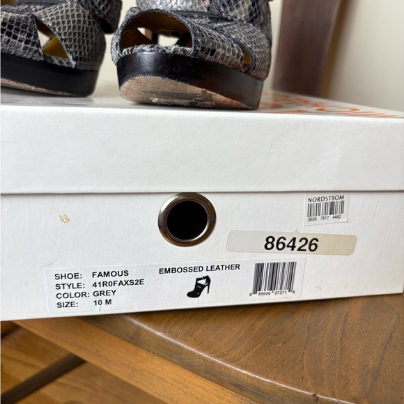 Michael Kors Black Snakeskin Heels - Picture 3 of 9